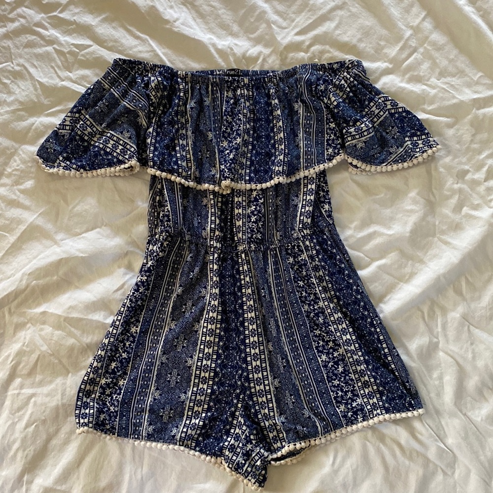 Rue 21 Off The Shoulder Romper